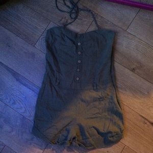 Army Green Romper